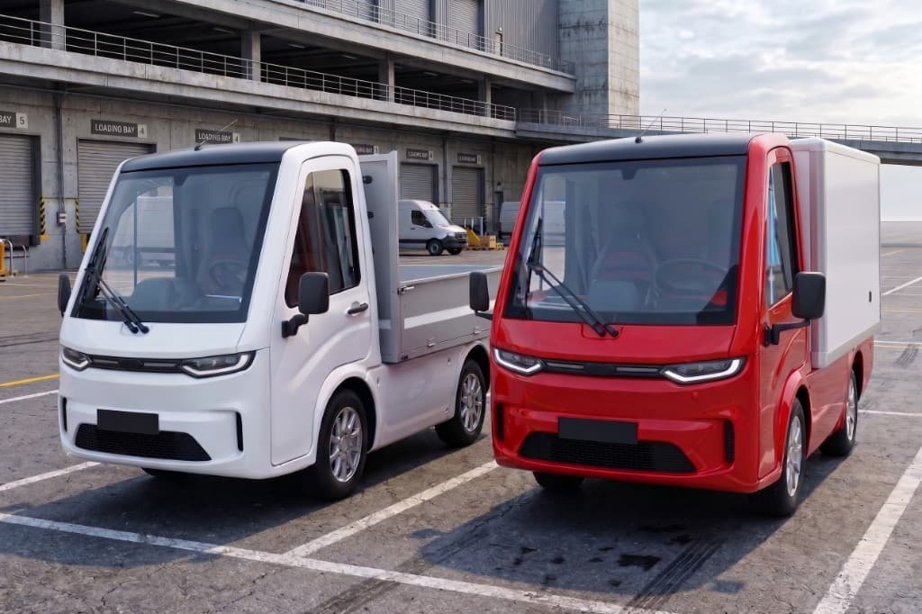 Last-mile operation with electric vehicle