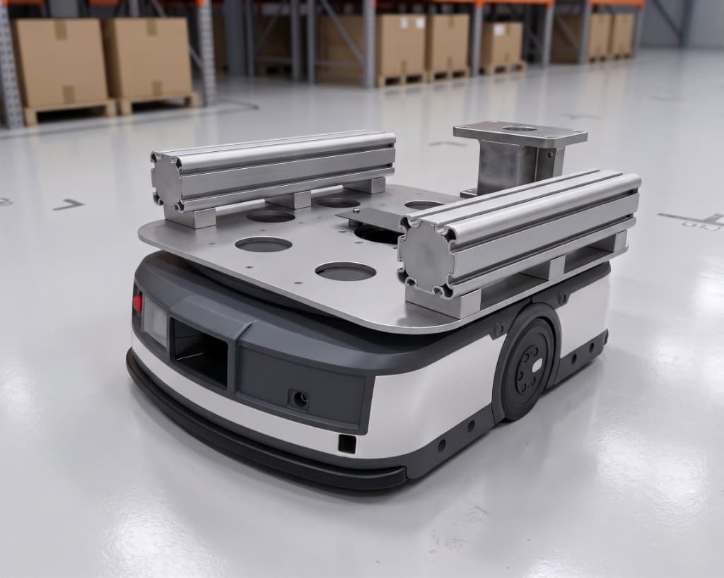 Plataforma Mouse de logística para transporte interno