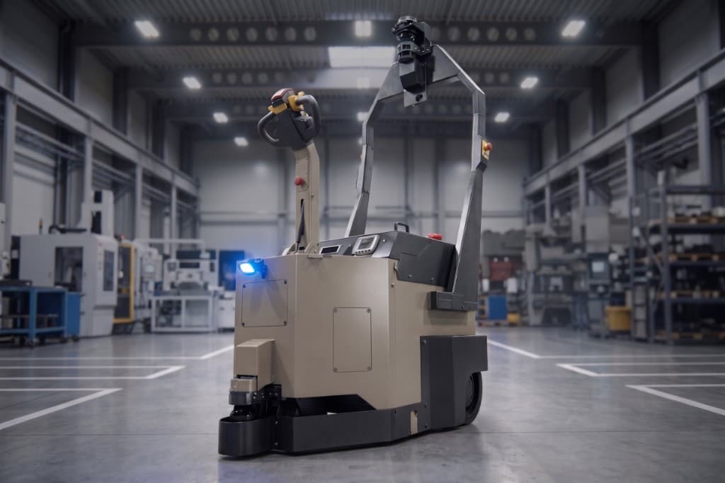 Vehiculo autonomo industrial para robótica móvil