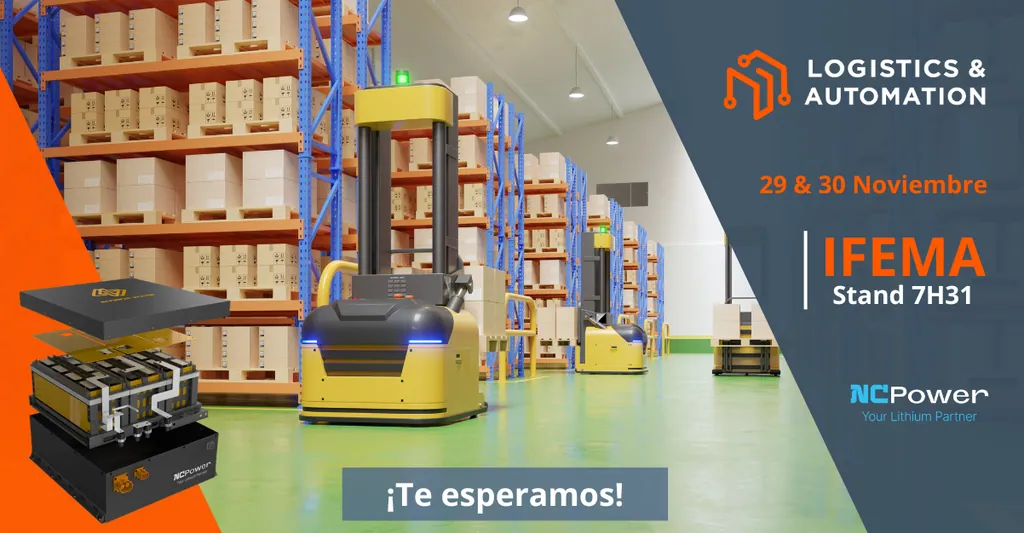 Imagen de portada: NCPOWER estará presente en Logistics & Automation 2023