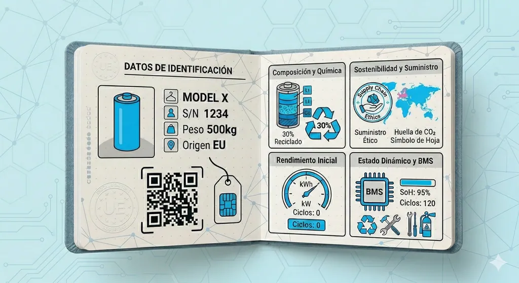 Imagen de portada: Guía Técnica "Battery Passport" : El Pasaporte Digital para Baterías bajo el Reglamento UE 2023/1542