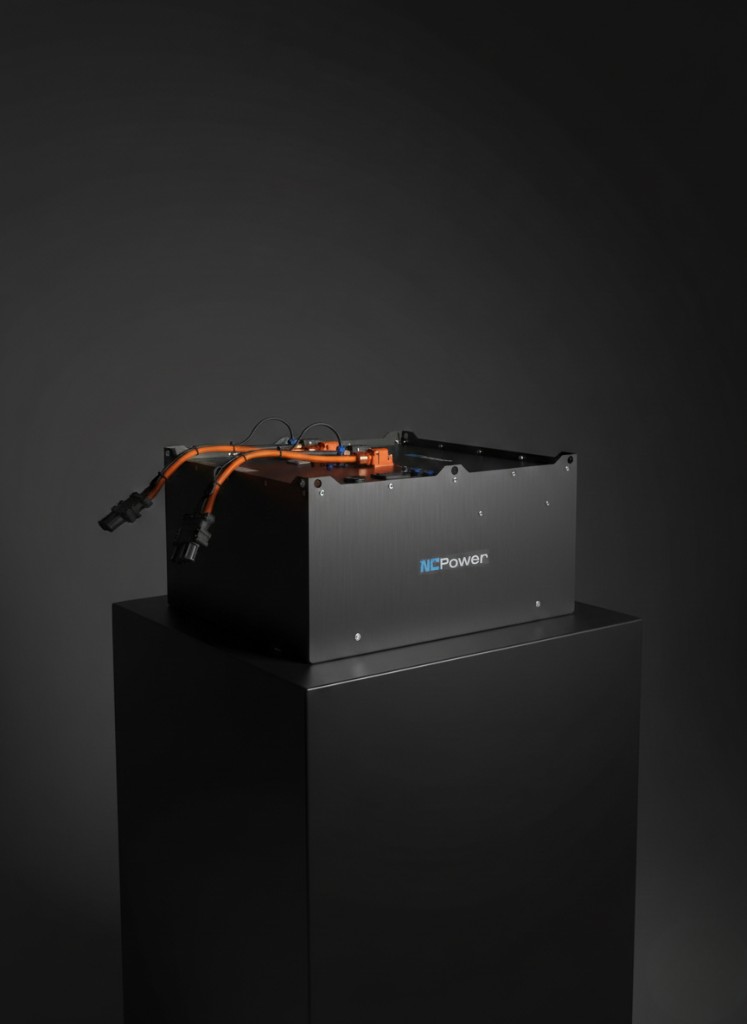 Vista isom²trica de batería NCPower para material handling